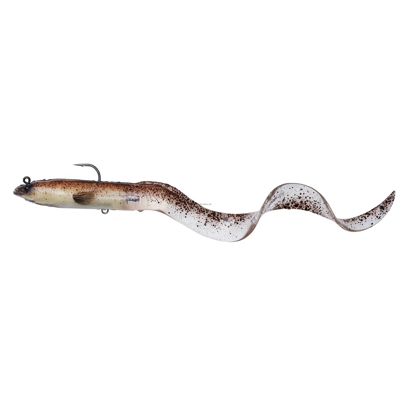 Savage Gear Real Eel Shallow Runner Horny Green Eye 8″ – 1-3/16oz