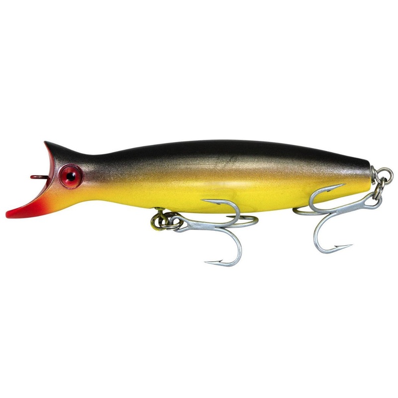 Super Strike Little Neck Swimmer Floater, 2 3/8oz Black/Yellow