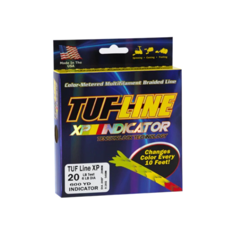 Tuf-Line XP Indicator Braided Line 20lb – 300yd