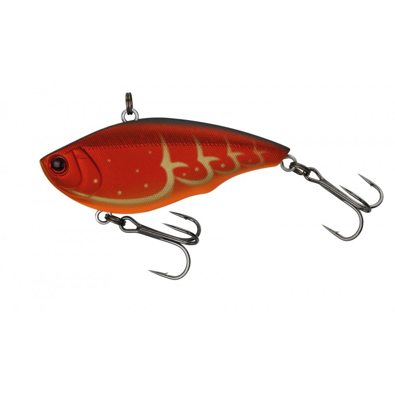 Yo-Zuri Rattl’N Vibe One Knock (S) 65MM 2 1/2″,  Matte Rayburn Red Crawfish