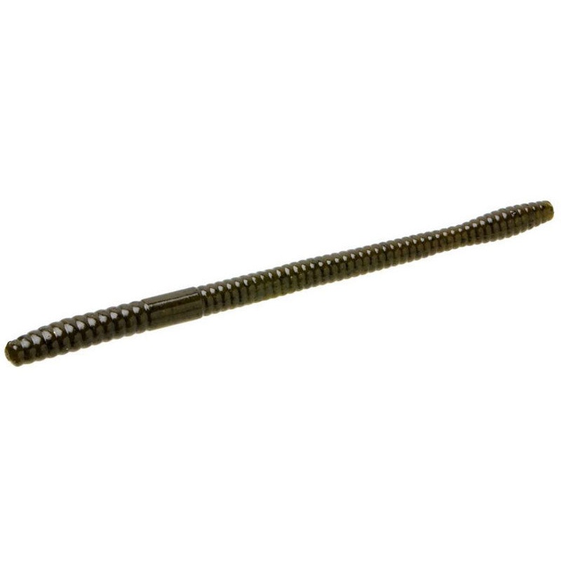 Zoom Magnum Trick Worm, 7″, 8pk Green Pumpkin