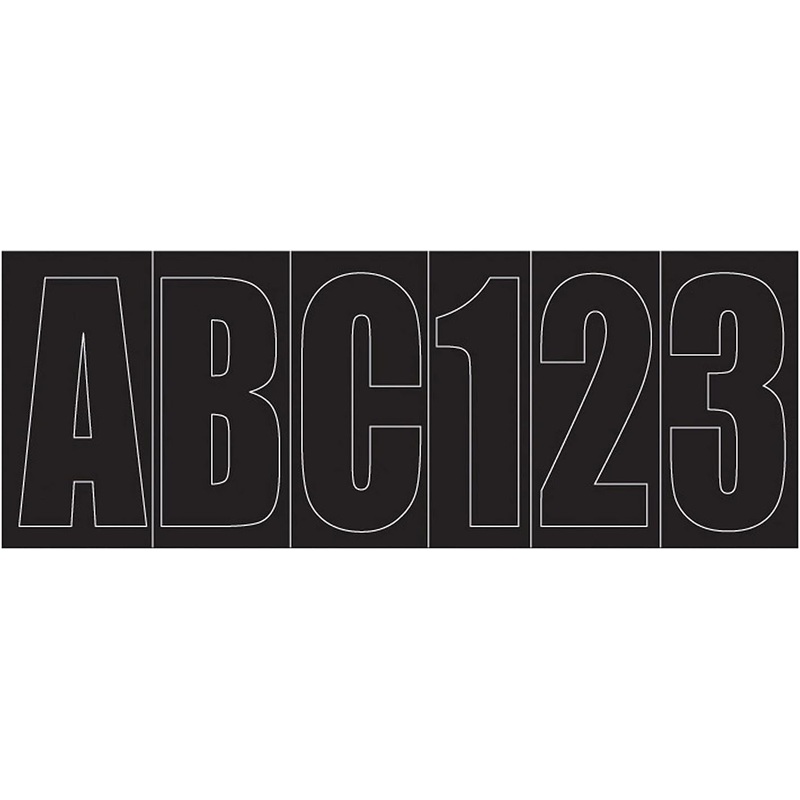 Shoreline Marine Letter Kit Block 3″ Black