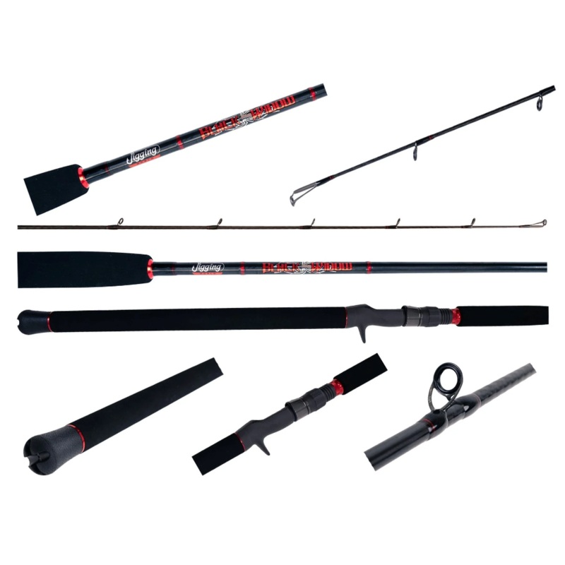 Jigging World JW-BW-150FGC [Full Butt Grip] Black Widow Casting Rod 7′