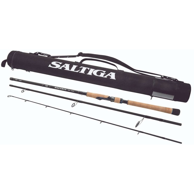 Daiwa SATRIN703MLFS Saltiga Inshore Travel Spinning Rod, 7’Ml, Sections