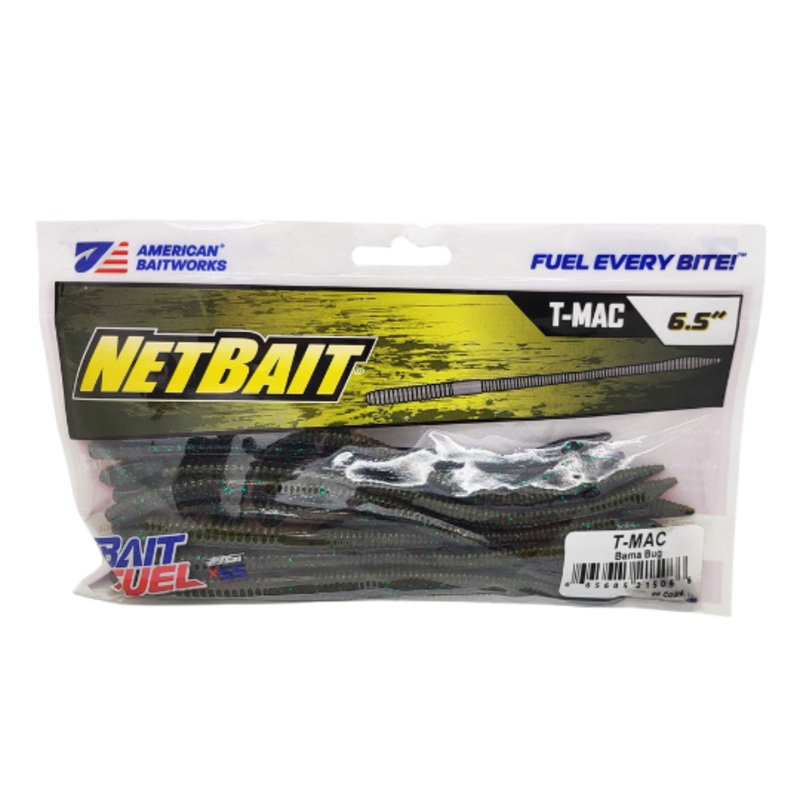 NetBait Worm Bama Bug 6.5″ w/ BaitFuel 20pk