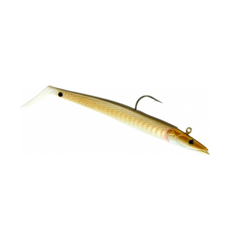 Savage Gear Soft Sandeel Lure, 7 1/2″, 3 1/2 oz, Brown Sandeel