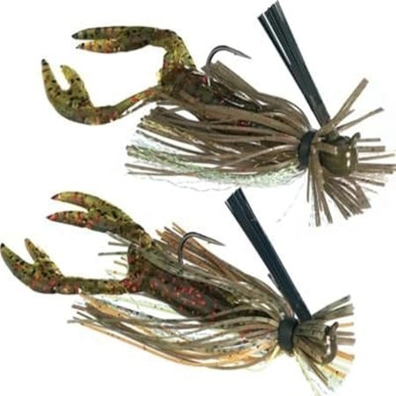 Stanley Finesse Jig-1/4 oz. – Green Pumpkin/Pumpkin, 2Pk