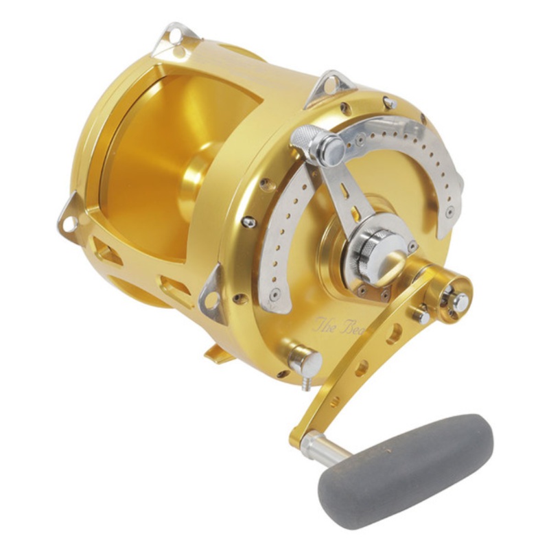 Avet T-RX 130 2-Speed Lever Drag Big Game Reel, Gold