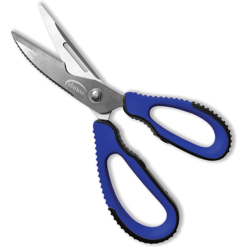 Danco Stainless Steel Bait Shears, (Ocean) Blue