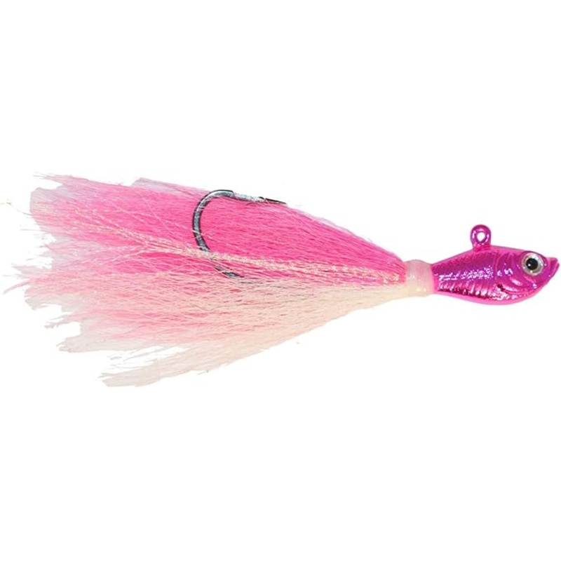 Spro Prime Bucktail Jig Chrome Pink 1/2oz Lure