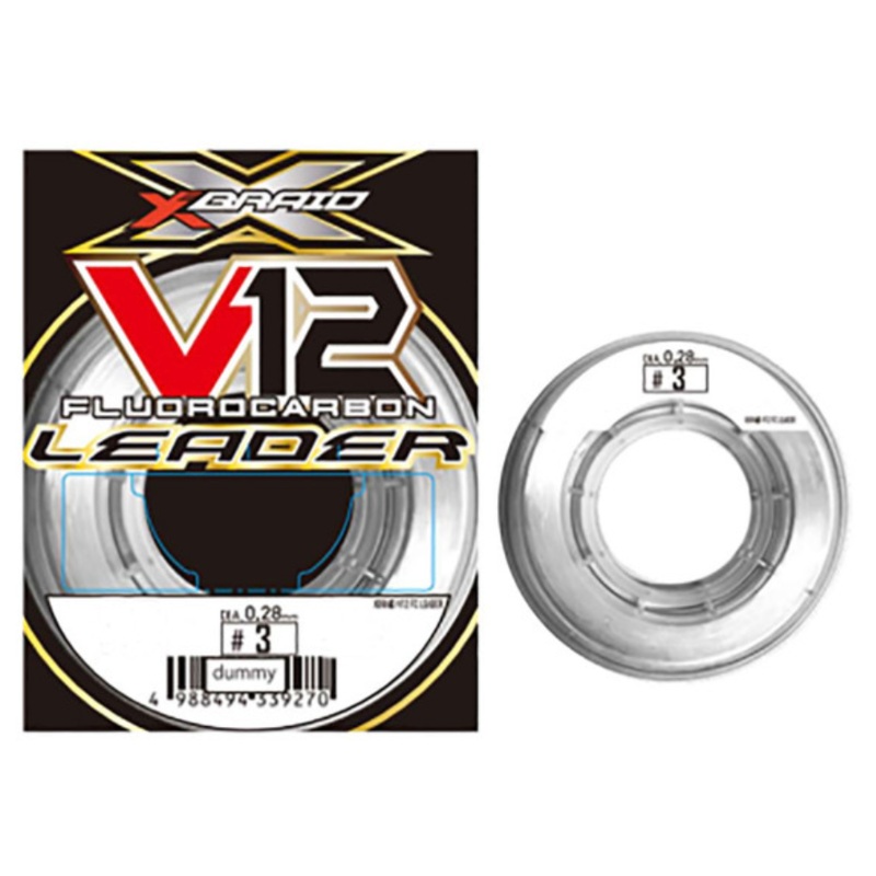 XBraid V12 Fluorocarbon Leader 33yd 6lb