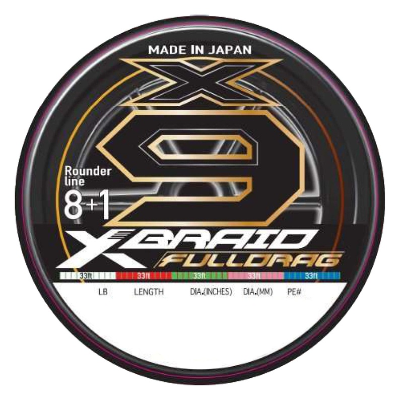 XBraid X9 Fulldrag Braided Line 330yd Multi 20lb