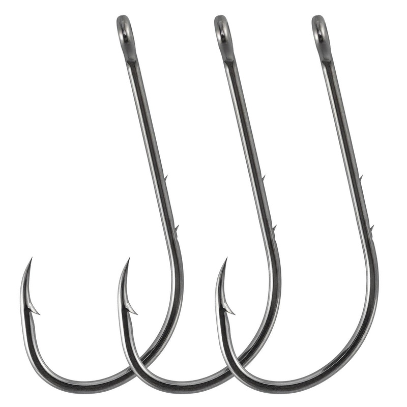 Dr.Fish 100pcs Baitholder Aberdeen Hooks #4 to 4/0 #4