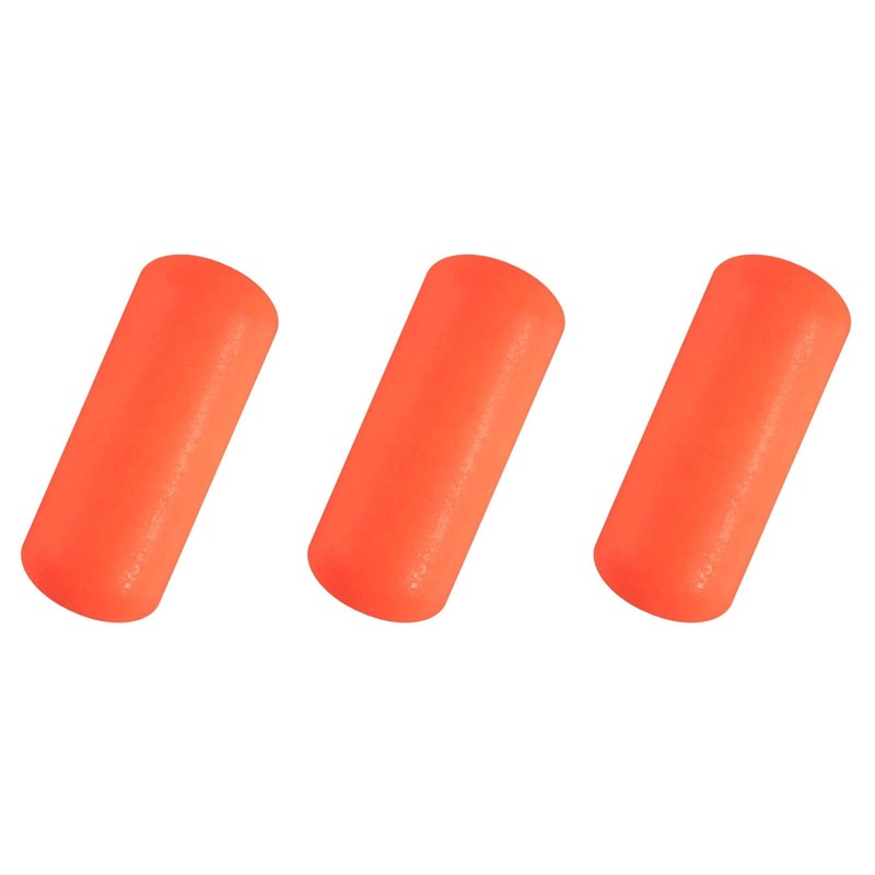 Dr.Fish 100pcs Cylinder Foam Floats 3 Sizes S -1/4*3/5in Red