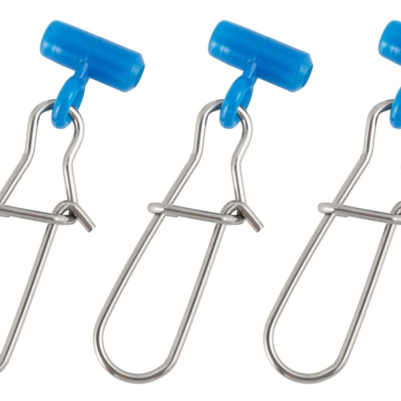 Dr.Fish 30/100pcs Sinker Slides 88-110lb Blue Tube & Duo-lock #5 -88lb 30 pcs