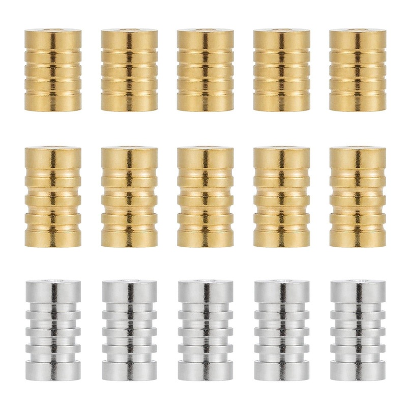 Dr.Fish 30pcs Cylinder Spinner Lure Body Brass 5*7mm