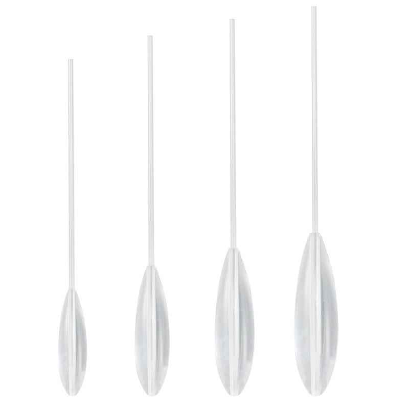 Dr.Fish 4pcs Bombarda Floats 5-50g Transparent Sinking 5g