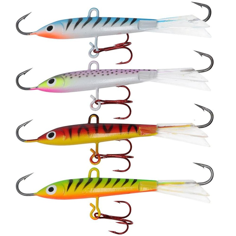 Dr.Fish 4pcs Ice Fishing Jigs 5/8oz Perch