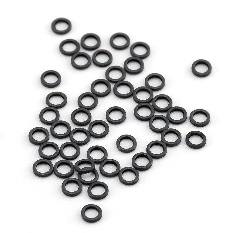 Dr.Fish 50/100pcs Fly Fishing Tippet Rings 2mm/0.08in 100pcs