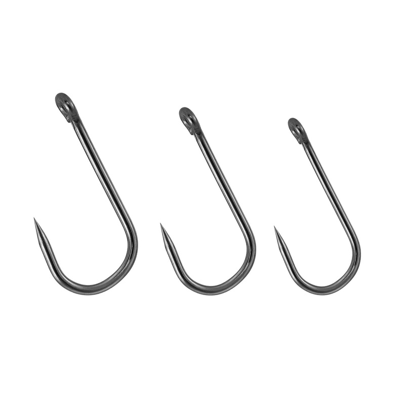 Dr.Fish 50pcs Eyed Barbless Hooks #12 -4*12mm