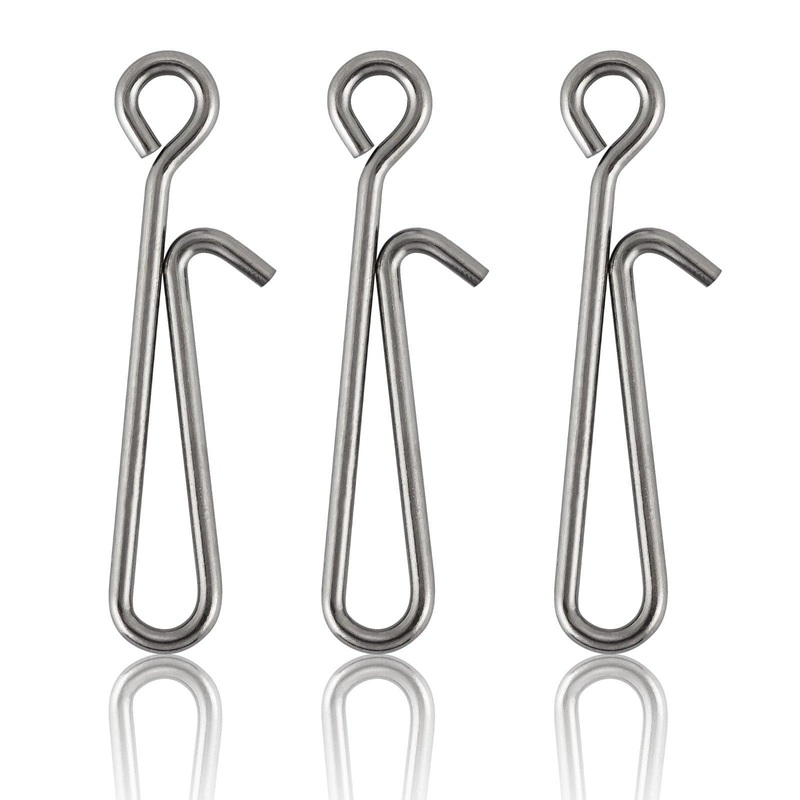 Dr.Fish 50pcs Fast Clips Type A 11-77lb #0 -11.1lb/5kg
