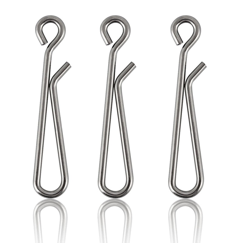 Dr.Fish 50pcs Fast Clips Type B 11-77lb #0 -11.1lb/5kg