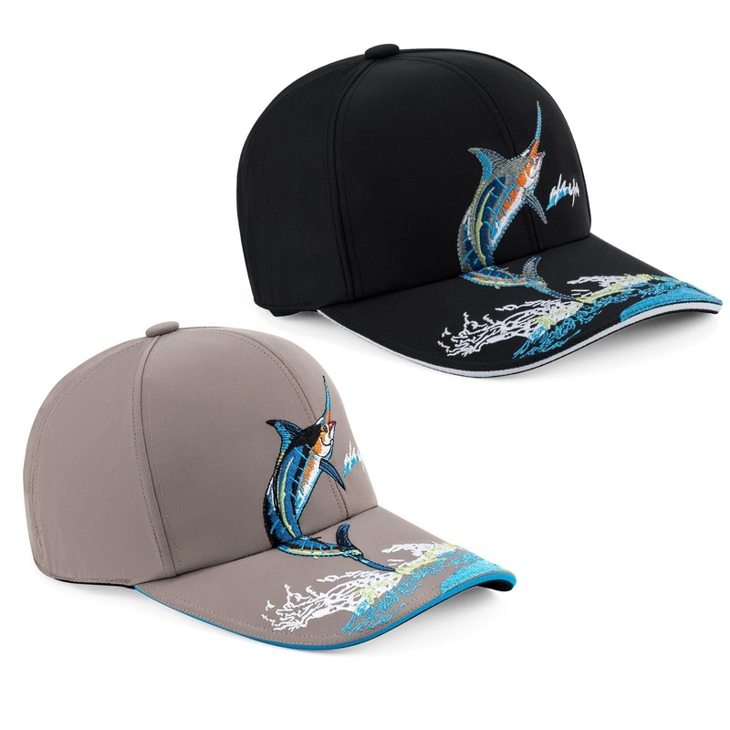 Dr.Fish Fishing Sun Cap UPF 50+ Black
