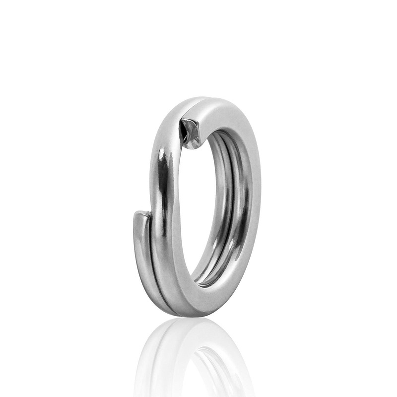 Dr.Fish 100pcs Double Split Ring 9-400lb #1 -9lb/5kg