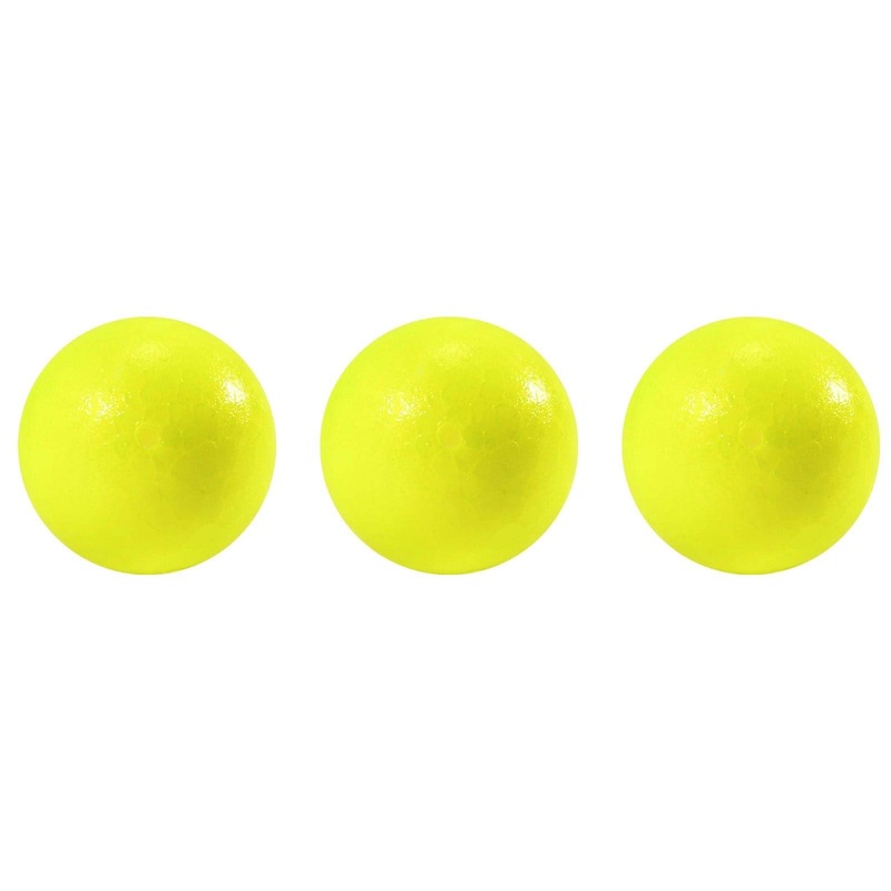 Dr.Fish 100pcs Round Foam Floats Strike Indicator Yellow 5mm/0.2”