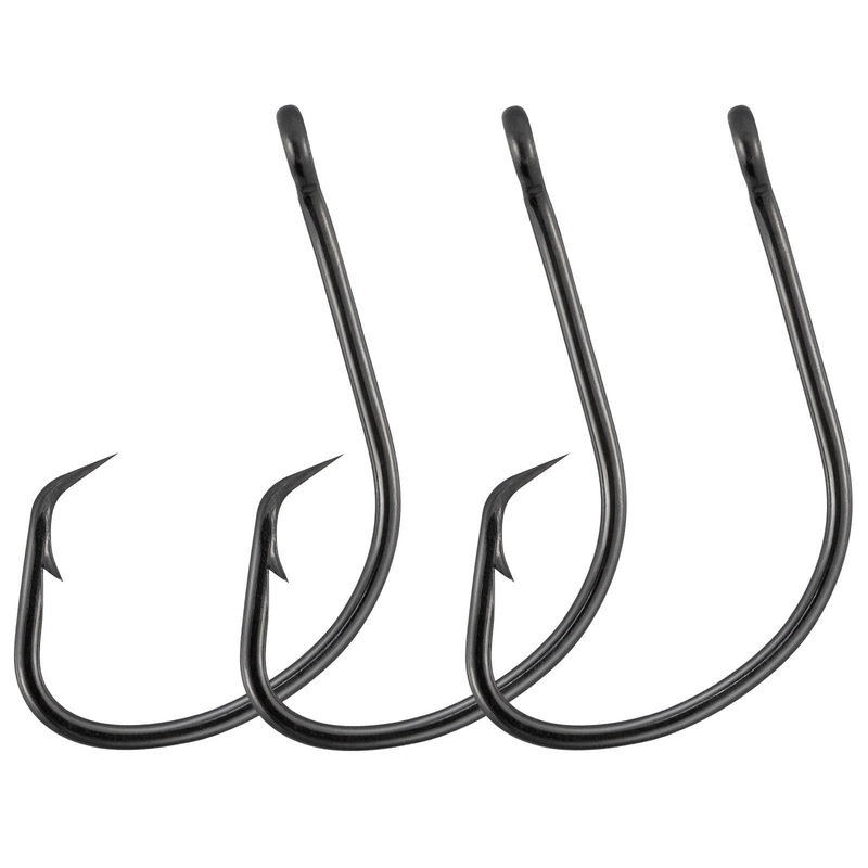 Dr.Fish 100pcs Sea Fishing Circle Hooks #4 to 5/0 #4