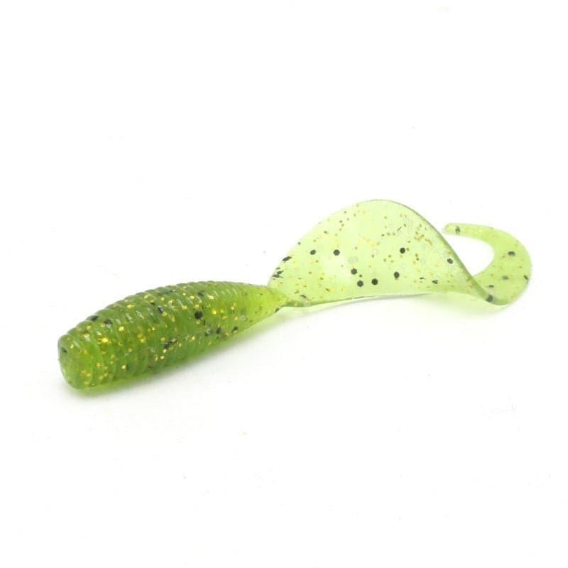 Dr.Fish 14pcs Wide Tail Grubs 2” 30
