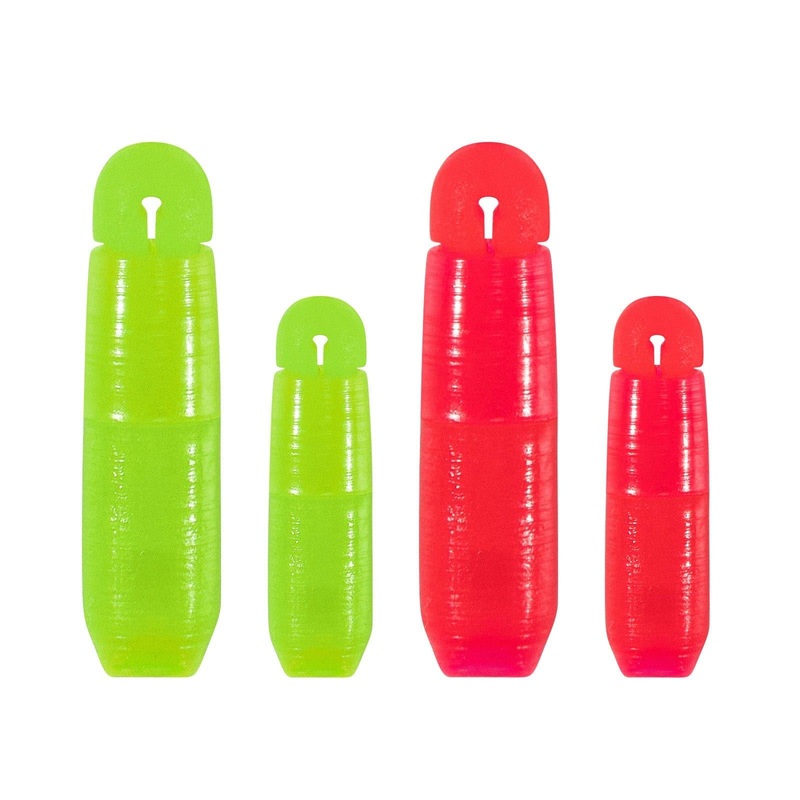 Dr.Fish 20pcs Pole Elastic Connector 16.4mm/0.65” Red