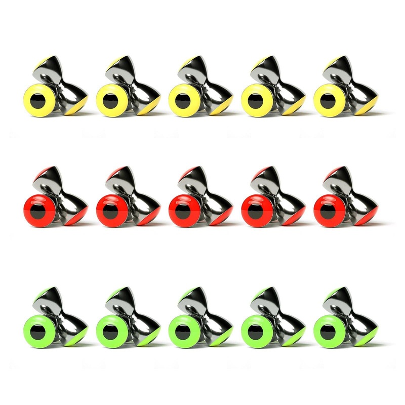 Dr.Fish 30pcs Fly Tying Dumbbell Eyes 3.2mm (3/25in)