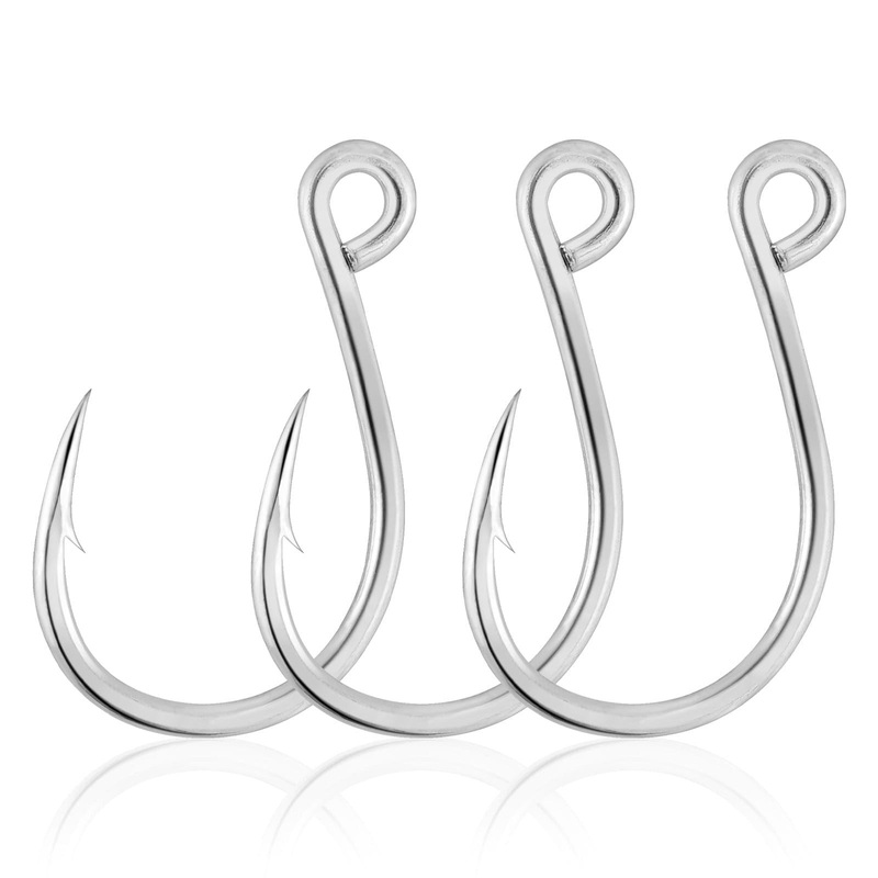 Dr.Fish 30pcs Inline Single Hooks #8 to 9/0 #8 Buy 1