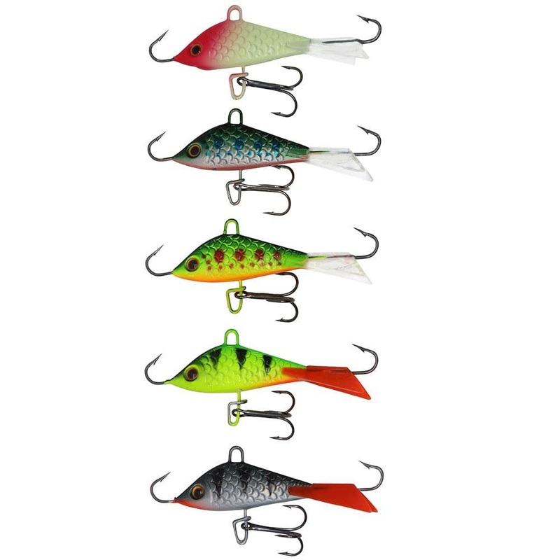 Dr.Fish 3pcs Ice Fishing Jigs 1/4oz Perch
