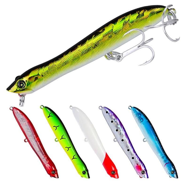 Dr.Fish 3pcs Surface Popper Lures Color A