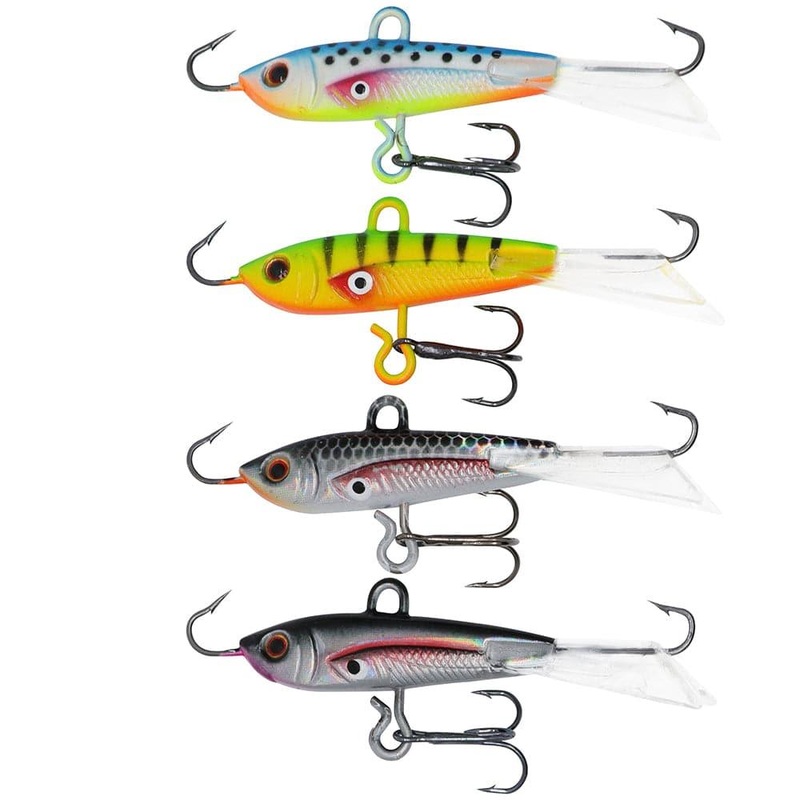 Dr.Fish 4pcs Ice Fishing Jigs 5/16oz Perch
