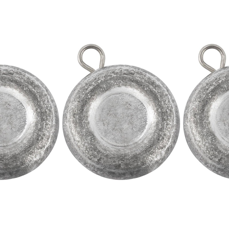 Dr.Fish 5pcs Coin Lead Wegihts 1 to 4oz 1oz / 28g