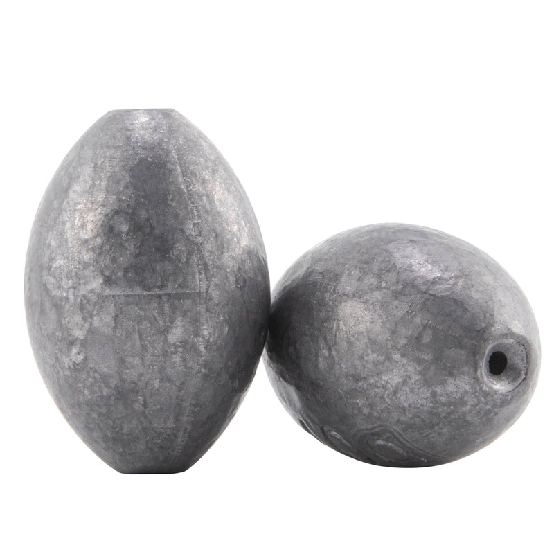 Dr.Fish Egg Sinkers Lead Weights 1/8 to 5oz 1/8oz (20pcs)