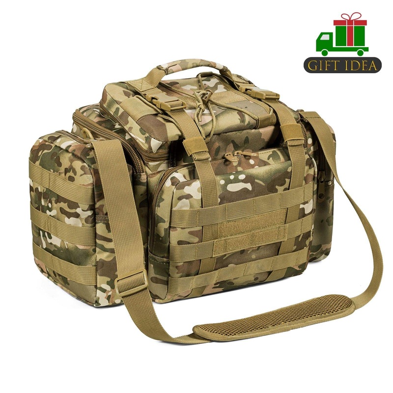 Dr.Fish Large Fishing Tackle Bag 2 Colors Brown Camo