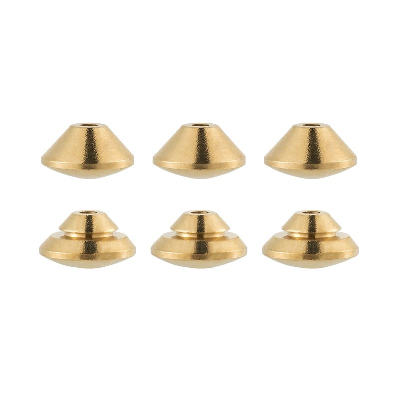 Dr.Fish Lot Conical Spinner Beads Shape 1 0.2*0.12” – 1/160oz 50 pcs