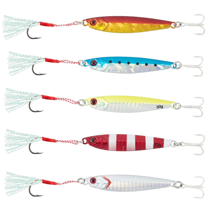Dr.Fish Metal Jig with Assist Hook 1oz Yellow 1 pcs