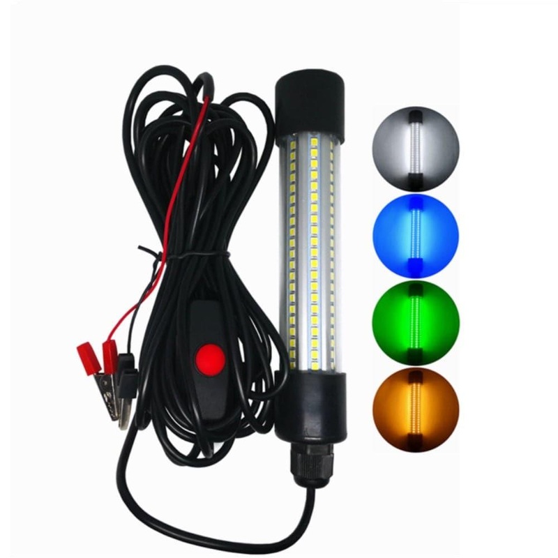 Dr.Fish 12-24V Submersible Fishing Light Blue