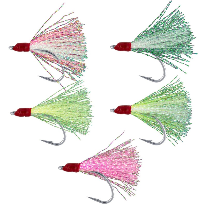 Dr.Fish 15pcs Striper Flounder Rig 0.55-1.77” White