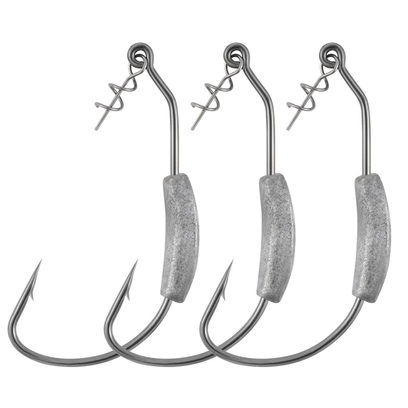 Dr.Fish 20pcs Weighted Swimbait Hook 1/6-1/4oz 1/0  2g(1/6oz)