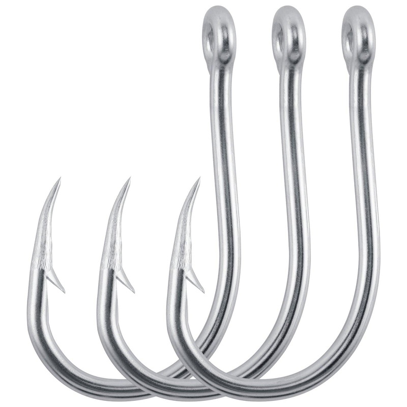 Dr.Fish 50pcs Heavy Duty Live Bait Hooks  1/0-10/0 1/0