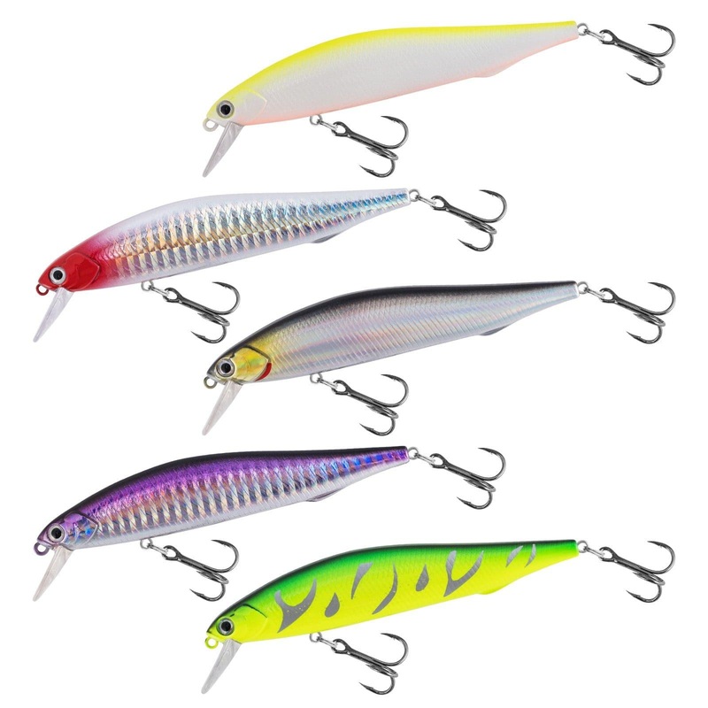 Dr.Fish 5pcs Minnow Fishing Lures 4.33″  0.49 oz