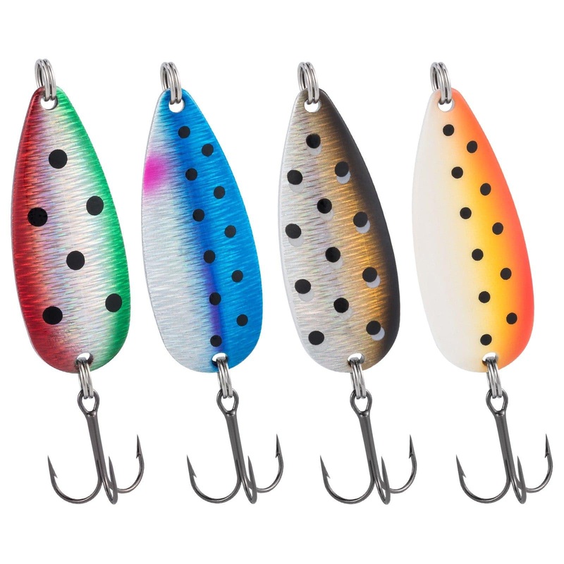 Dr.Fish Colorful Hard Casting Spoon Fishing Lure Kit 1/4-1/2oz 7g (1/4oz)