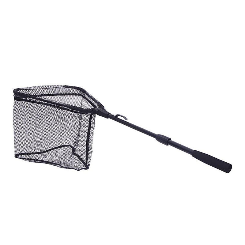 Dr.Fish Foldable Fishing Net  with Pole Handle 2.95ft