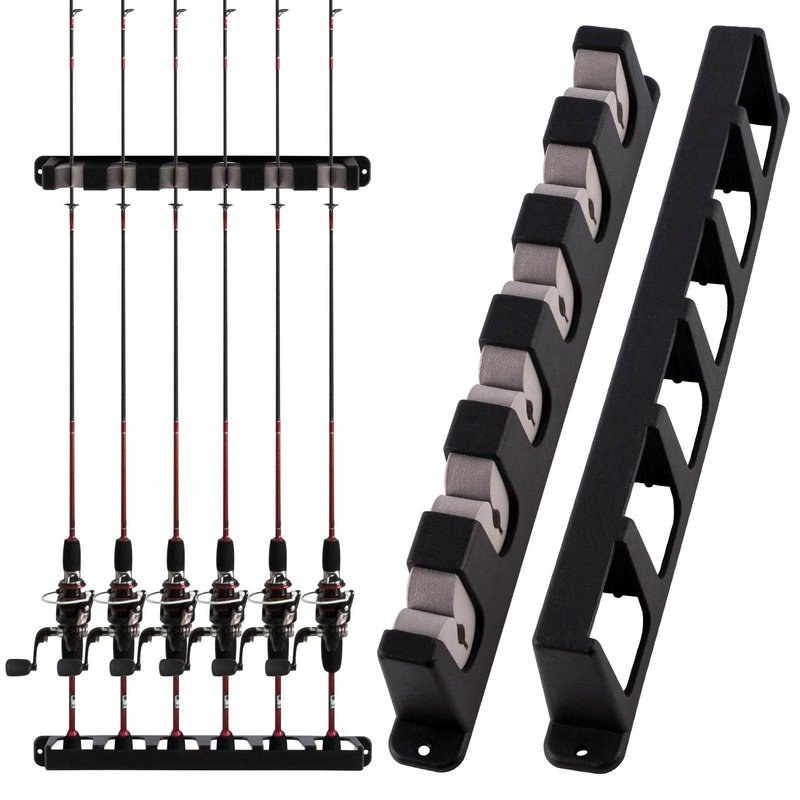 Dr.Fish Vertical/Horizontal Rod Holder 13.58”-16.14” Vertical 13.58in  6slots